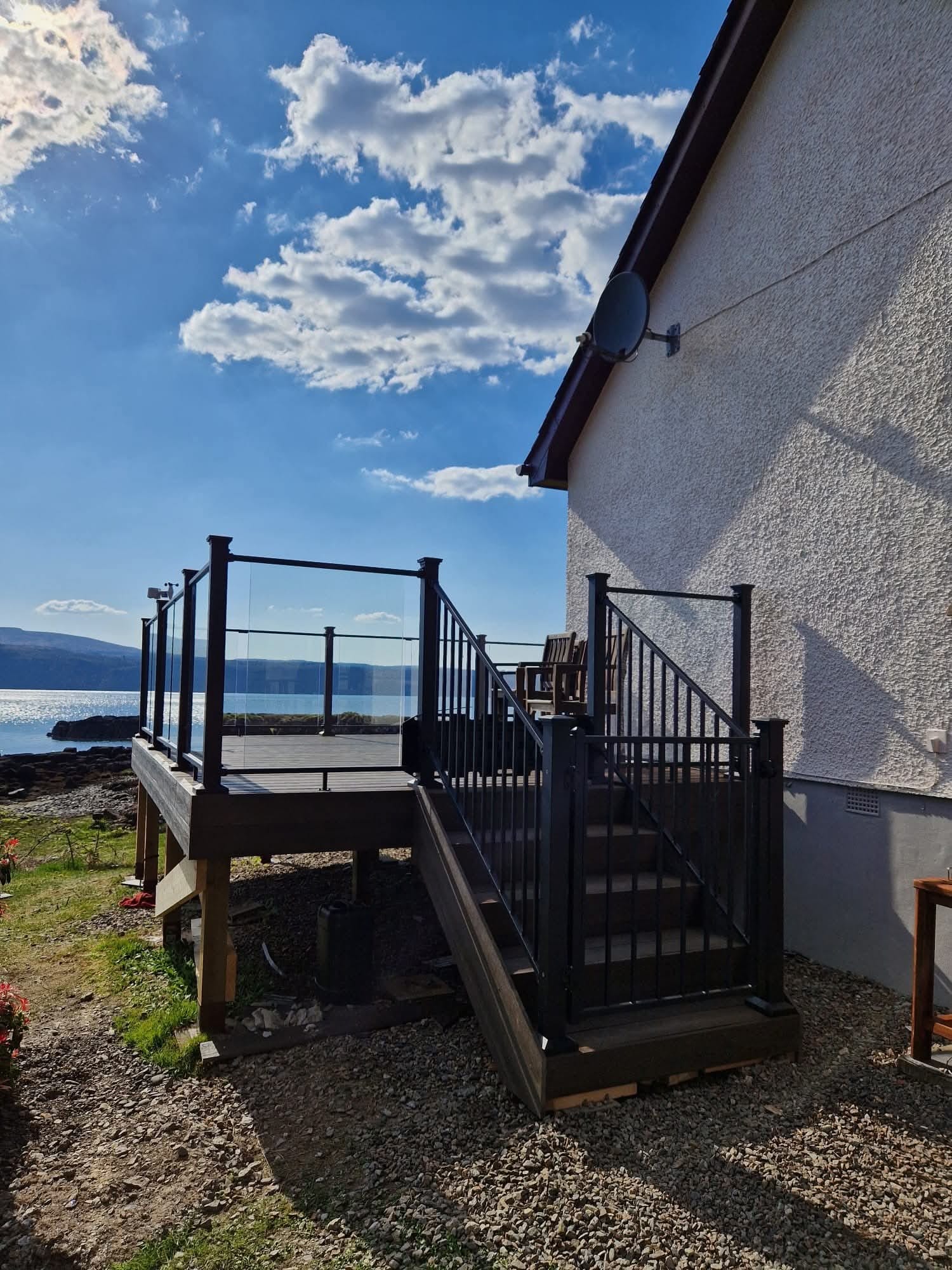 Decking installation project 18 in Scotland - Professional decking by Glenhaus Garden Rooms